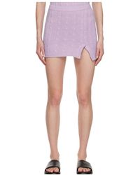 Filippa K - Braided Miniskirt - Lyst