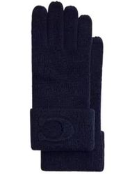 COACH - Signature Embossed Knit Gloves - Lyst