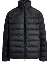 Polo Ralph Lauren - Quilted Mock-Neck Zipped Jacket - Lyst