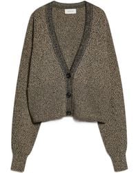Sportmax - Buttoned V-Neck Cardigan - Lyst