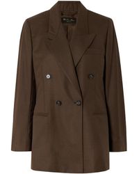 Loro Piana - Double-Breasted Blazer - Lyst