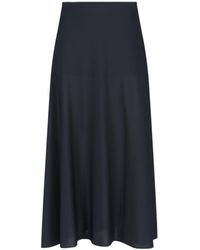 Jil Sander - Flared Midi Skirt - Lyst