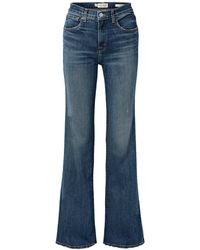 Nili Lotan - High-Rise Straight-Leg Jeans - Lyst