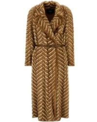 Fendi - Long Sleeved Belted Waist Coat - Lyst