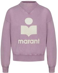 Isabel Marant - Moby Logo-Print Sweatshirt - Lyst