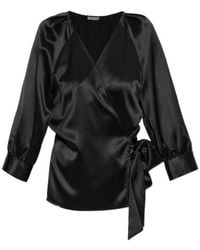 By Malene Birger - Pacey Wrap Blouse - Lyst