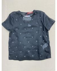 Max Mara - Crew Neck Short-Sleeved Top - Lyst