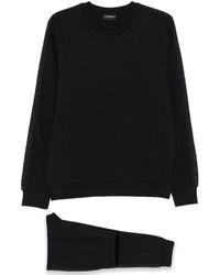Emporio Armani - Logo-Detail Track Pants Set - Lyst