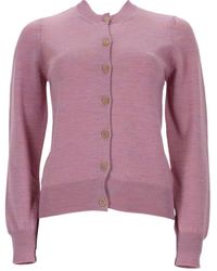 A.P.C. - Ribbed Wool Cardigan - Lyst