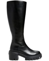 Stuart Weitzman - Logo Boots - Lyst