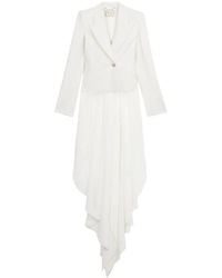 Blumarine - Single-Breasted Asymmetric-Hem Blazer - Lyst
