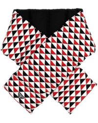 Prada - Collision Color Double-Sided Scarf - Lyst
