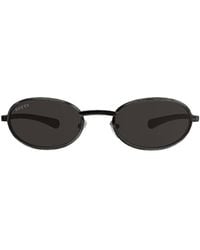 Gucci - Eyewear Oval Frame Sunglasses - Lyst