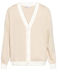 Maison Kitsuné - Maison Kitsuné Logo V-Neck Cardigan - Lyst