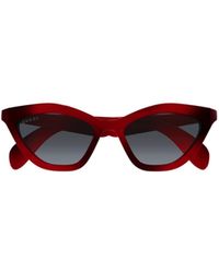 Gucci - Eyewear Cat Eye Frame Sunglasses - Lyst