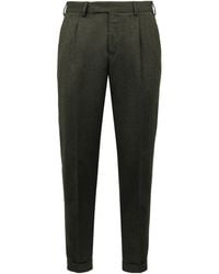 PT01 - Pt Torino Tapered Leg Herringbone Trousers - Lyst