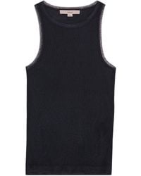 REMAIN Birger - Christensen Tulle-Trim Tank Top - Lyst