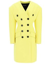 Dolce & Gabbana - Double-Breasted Drop-Shoulder Coat - Lyst
