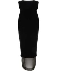 KHAITE - Malik Sleeveless Midi Dress - Lyst