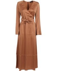 Fabiana Filippi - Wrap V-Neck Maxi Dress - Lyst