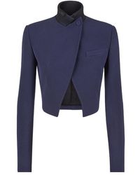 Fendi - Button-Up Cropped Jacket - Lyst