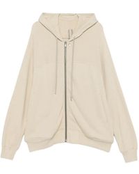 Rick Owens - Zip-Up Drawstring Hoodie - Lyst