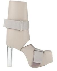 Rick Owens - Simple Platform Leather Boots - Lyst