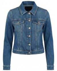 Dondup - Fitted Denim Jacket - Lyst