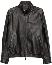 Emporio Armani - High-Neck Zip-Up Jacket - Lyst