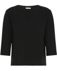Weekend by Maxmara - Boat-Neck Jersey T-Shirt - Lyst