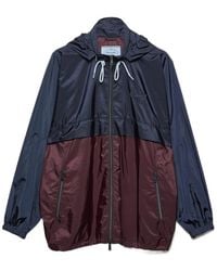 Prada - Two-tone Re-nylon Windbreaker - Lyst
