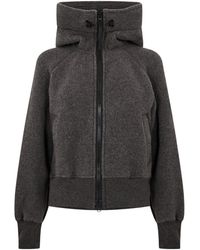 Canada Goose - Short Casual Knitted Coat With Turtleneck Hood - Lyst