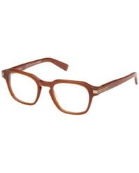 ZEGNA - Square Frame Glasses - Lyst