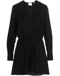 Isabel Marant - Isabel Marant Étoile Long-Sleeved V-Neck Dress - Lyst