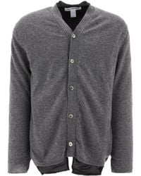 Comme des Garçons - Logo Knitted Cardigan - Lyst