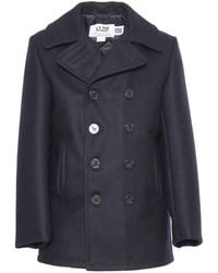 Schott Nyc - Double-Breasted Jacket - Lyst