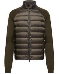 Moncler - Grenoble Zipped Knit Padded Cardigan - Lyst
