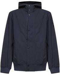 Stone Island - Jacket With Hood And Water- And Wind-Resistant Membrane - Lyst