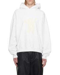 we11done - New Teddy Logo Cotton Hoodie - Lyst