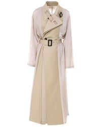Maison Margiela - Panelled Trench Coat - Lyst