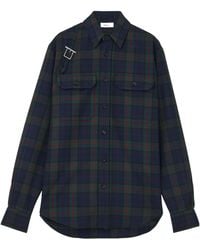 McQueen - Tartan T-Bar Harness Overshirt - Lyst