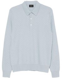 Brioni - Long-Sleeved Polo Shirt - Lyst