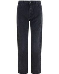 Balmain - Straight-Leg Denim Jeans - Lyst