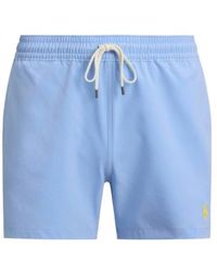 Polo Ralph Lauren - Logo Embroidered Drawstring Swim Bottoms - Lyst