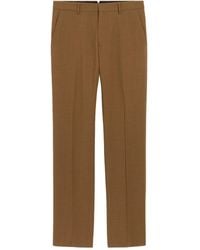 Ami Paris - Straight-Leg Wool Trousers - Lyst