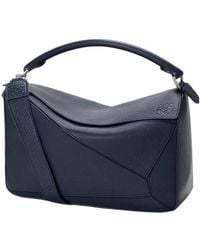 Loewe - Logo Embossed Top Handle Bag - Lyst