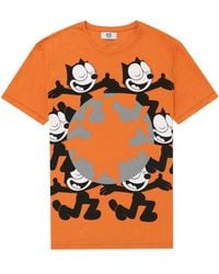 Iceberg - Printed T-Shirt - Lyst