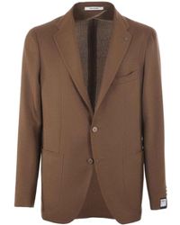 Tagliatore - Notched-Lapels Single-Breasted Blazer - Lyst