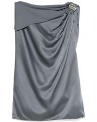 Lanvin - Arpège-Ring Draped Gathered Top - Lyst