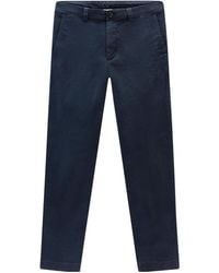 Woolrich - Straight-Leg Cotton Chino Trousers - Lyst